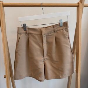 Abercrombie & Fitch Tan Women's Bermudas